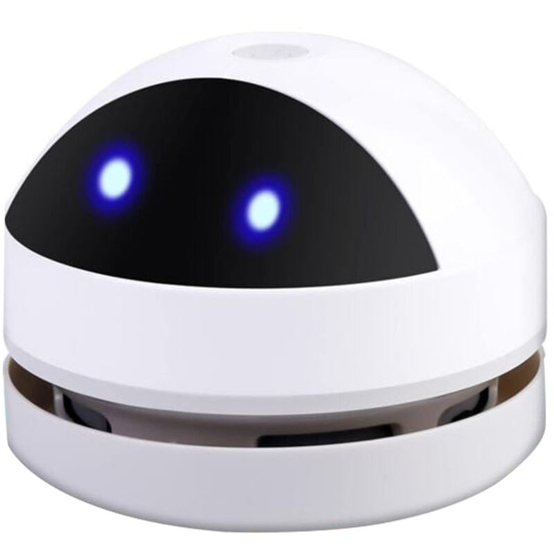 Mini-Tischstaubsauger, wiederaufladbar per USB, tragbar, kabellos, Schreibtischstaubsauger, leistungsstarke Saugleistung für Büro, Zuhause, Büro und