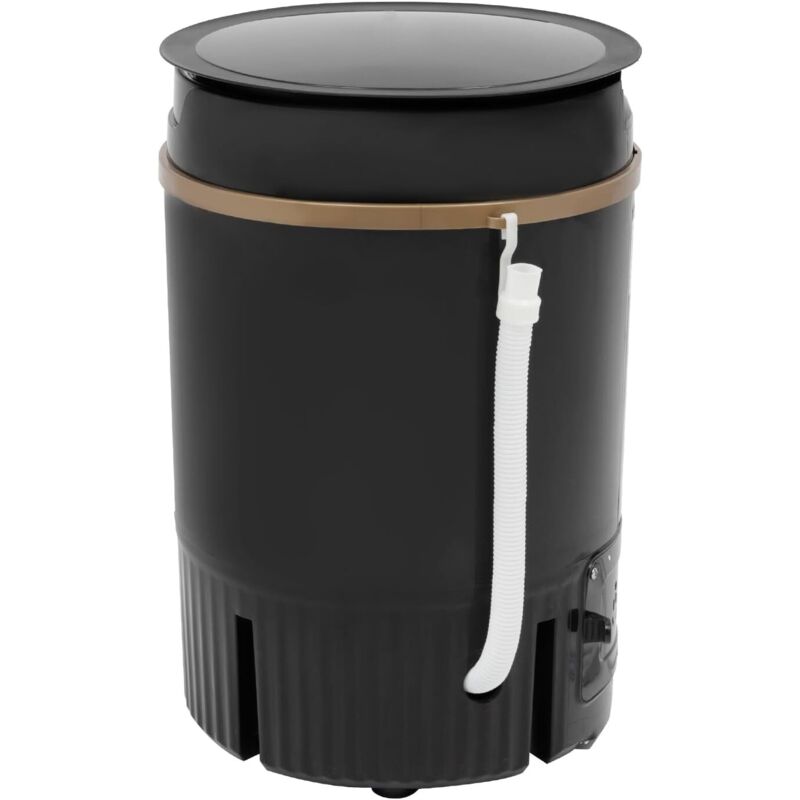 Mini Waschmaschine, 4.5L 260W Tragbare Waschautomat mit Dehydrierungskorb, Reisewaschmaschine Schleuder, für Wohnung, Hotel, Wohnmobil, Schlafsaal,