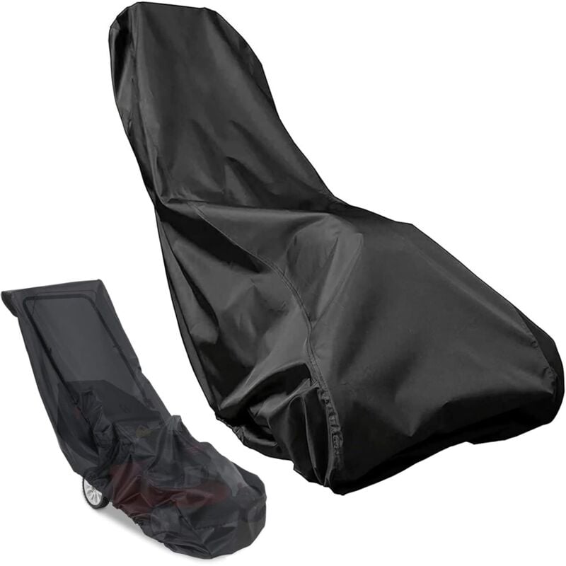 Tigrezy Rasenmäher-Abdeckung, 210D Oxford Rasenmäher-Abdeckung, wasserabweisend, Outdoor/Indoor-Rasenmäher-Abdeckung mit Kordelzug und