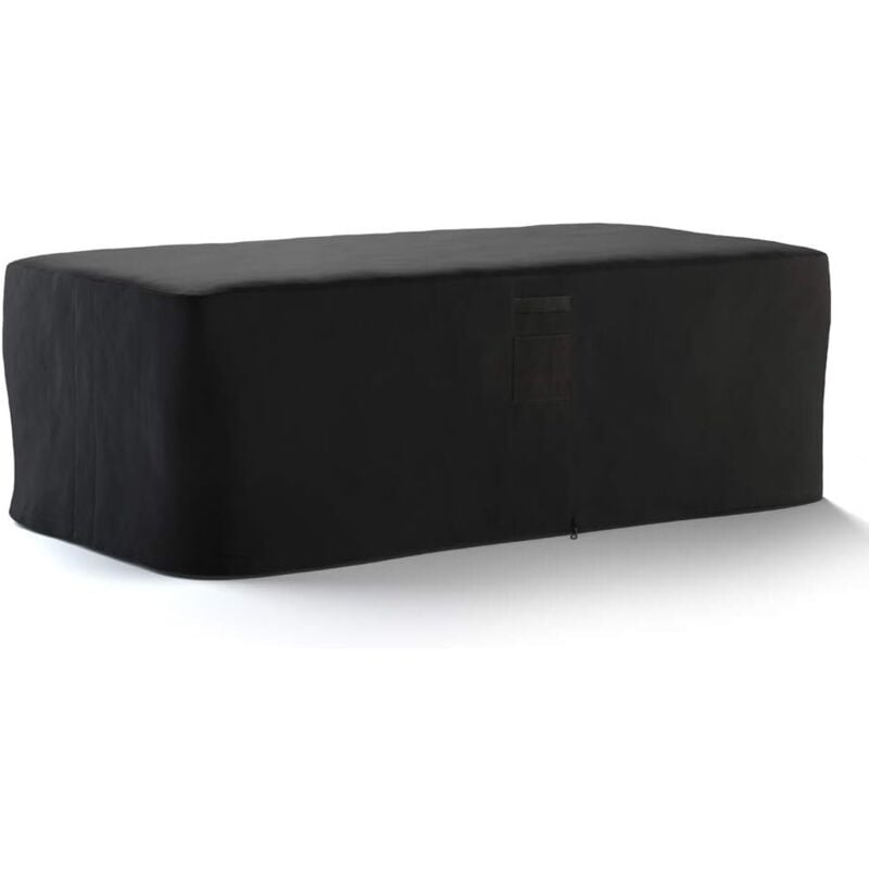 Gartenmöbel-Abdeckung, Gartenmöbel-Plane, rechteckige Gartentisch-Abdeckung für Gartenmöbel im Freien, wasserdicht, winddicht, UV-beständig,