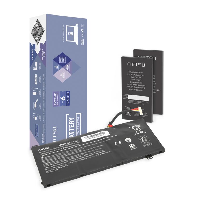 AC14A8L AC15B7L Akku für Acer VN7 Nitro V15 V17