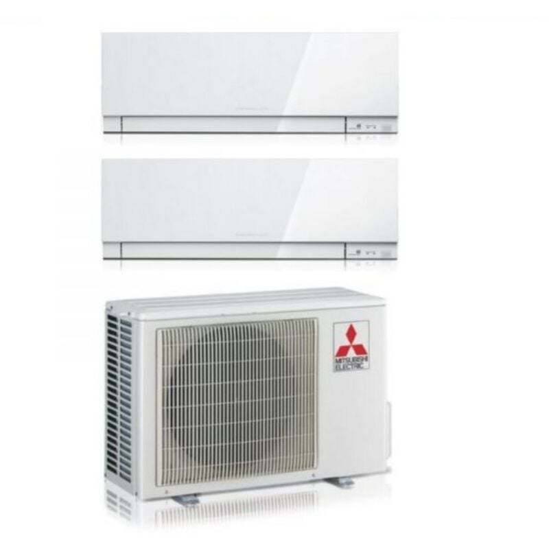 Dual Split Inverter Klimagerät Serie kirigamine zen white msz-ef 9+9 mit MXZ-2F53VF R-32 Wi-Fi Integrated Farbe Weiß 9000+9000 - Mitsubishi Electric