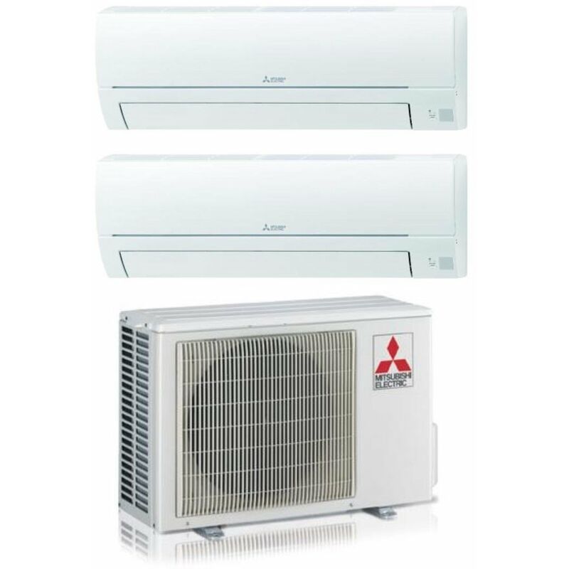 Dual Split Inverter-Klimagerät Serie smart msz-hr 9+12 mit MXZ-2HA40VF R-32 Wi-Fi Optional 9000+12000 - Mitsubishi Electric