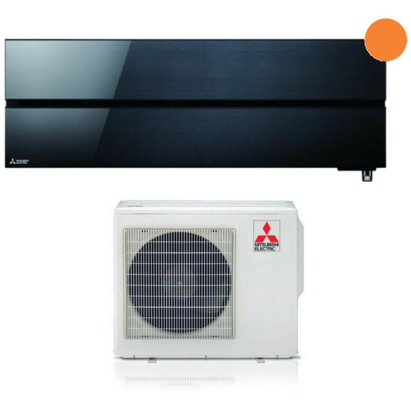 Mitsubishi Electric Inverter-Klimagerät Serie Kirigamine Style 18000 Btu MSZ-LN50VGB Onyx Schwarz R-32 Wi-Fi Integrierte Klasse A+++ Schwarz