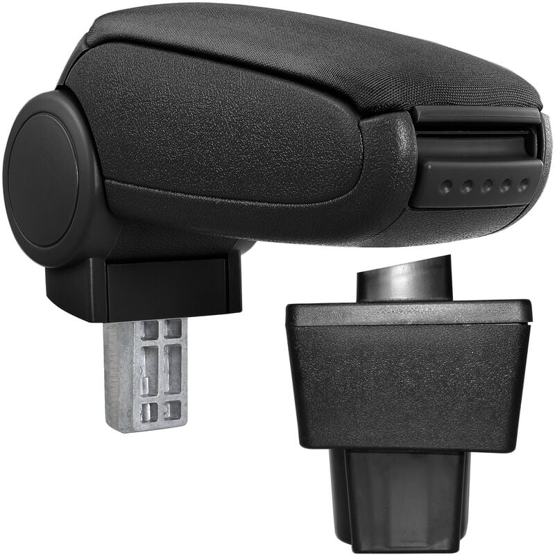 Pro.tec - Mittelarmlehne Skoda Yeti mit Staufach Textil Schwarz