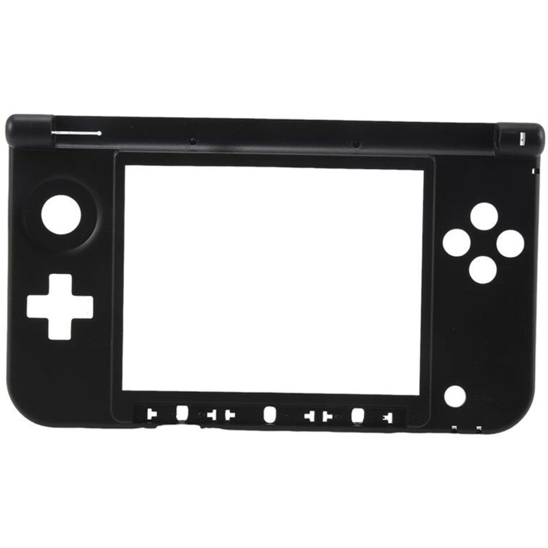 Mittelrahmen-Ersatzgehäuse-Abdeckungsgehäuse Untere Konsolenabdeckung für 3Ds XL/Ll-Spielekonsolengehäuse Schwarz