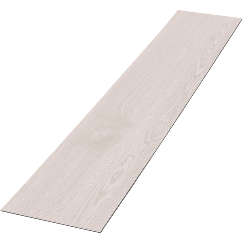 ML-Design Deluxe PVC Bodenbelag, Selbstklebende Vinyl-Dielen, Vinylboden, 91,5 cm x 15,3 cm x 2 mm, Dicke 2 mm, 11,15m²/80 Dielen, Weiß Eiche,