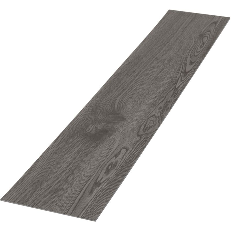 Ml-design - Deluxe pvc Bodenbelag, Selbstklebende Vinyl-Dielen, Vinylboden, 91,5 cm x 15,3 cm x 2 mm, Dicke 2 mm, 2,23m²/16 Dielen, Eiche, Grau,