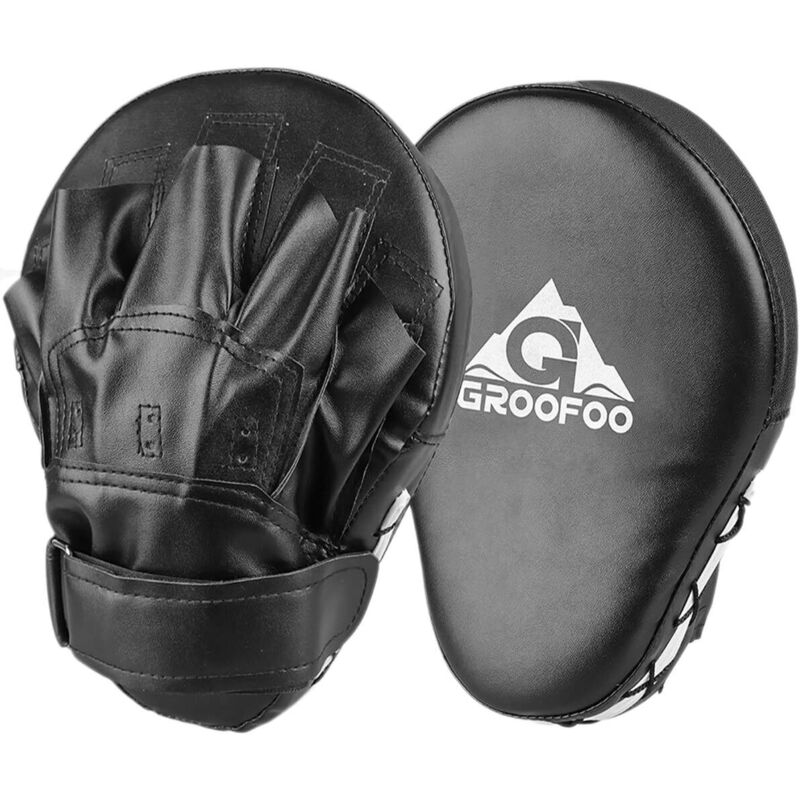 PU Handpratzen Doppelpolster Kickboxen Boxen Pratzen Für das Target Sparring Training, Boxen Pads für Kinder & Erwachsene MMA, Muay Thai, Karate,