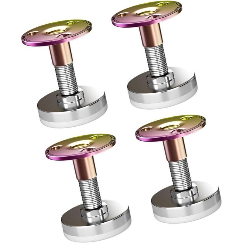 Möbelstabilisatoren, Bettkopfteilstopfen, verstellbares Gewinde-Bettgestell-Antiwackelwerkzeug für Kleiderschränke und Sofas, 4 Stück