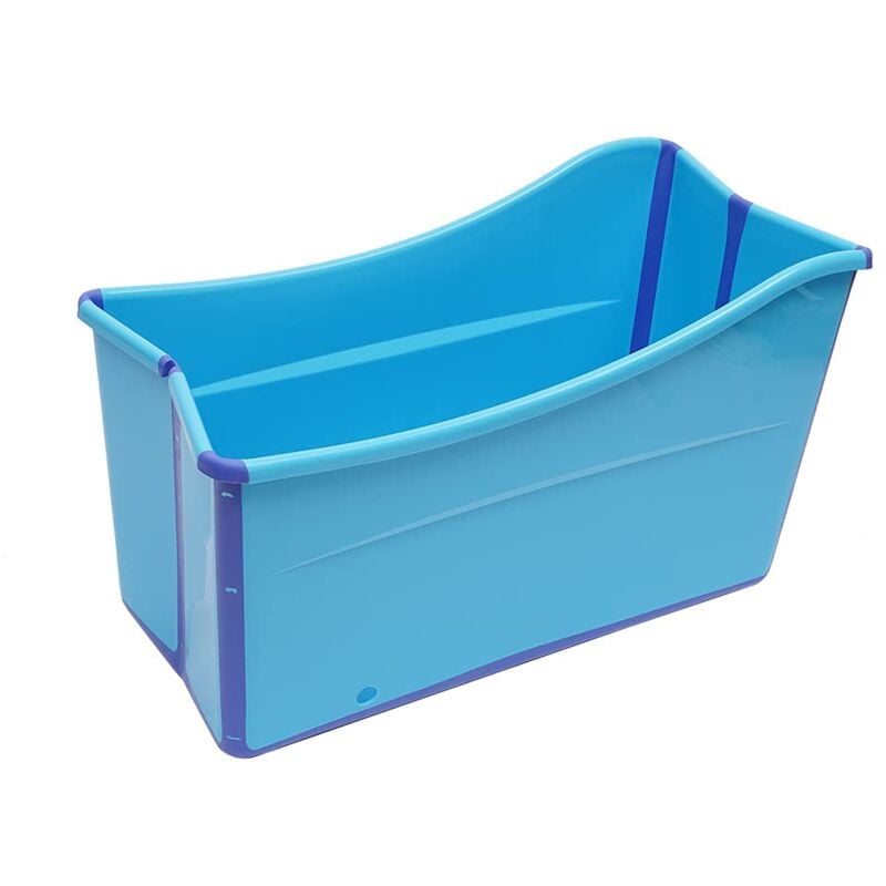 Mobile Badewanne für Erwachsene Faltbare Badewanne 98x50x56cm Babyschwimmbecken mit Ablaufschlauch Ideal für das kleines Badezimmer