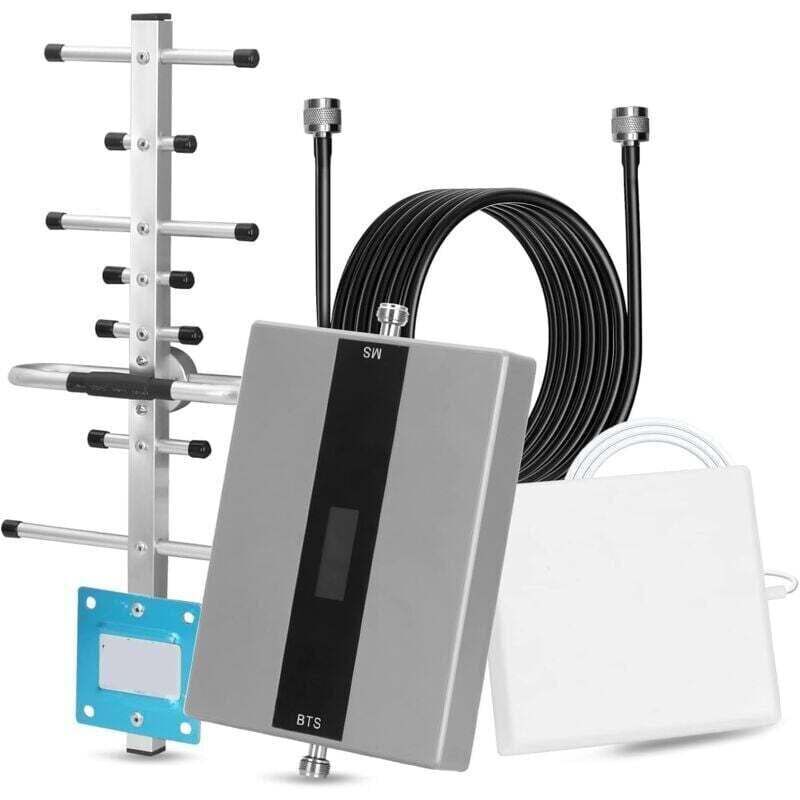 Mobilfunk-Signalverstärker, Triband-Verstärker für alle LTE-, GSM-, 2G-, 3G- und 4G-Repeater (800/900/2100 MHz), unterstützt alle Netzbetreiber,