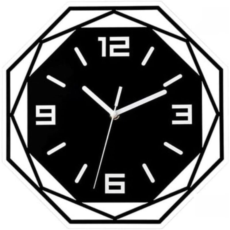 Moderne Acryl-Wanduhr, Wohnzimmer-Wanduhr, Wohndekoration, stiller Wecker, Wanduhr