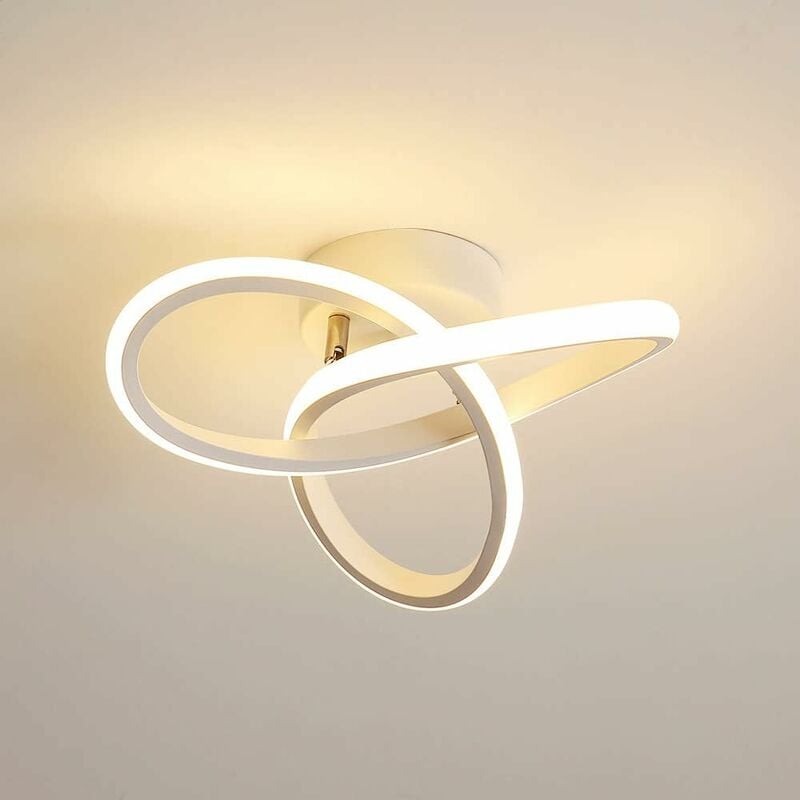 Comely - led Deckenleuchte, 23W Acryl Deckenleuchte, 3500K 2000lm Deckenleuchte für Küche, Wohnzimmer, Schlafzimmer, Durchmesser 24cm