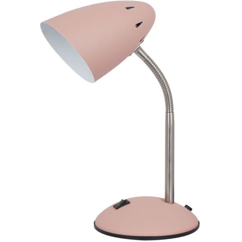 Cosmic - Moderne Tischlampe Satin Pink 1 Light mit Pink Shade, E27 - Italux