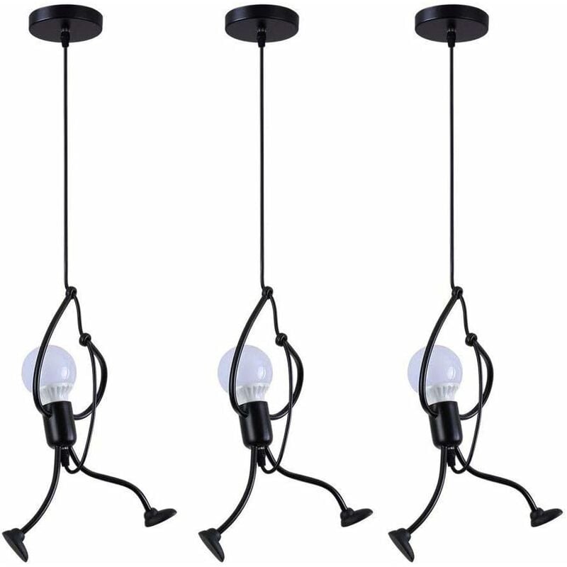 Comely - Moderne und charmante hängende kreative Iron Man Cartoon Design Pendelleuchte Stilvolle hängende Kinder Schlafzimmer Nachttisch Wohnzimmer