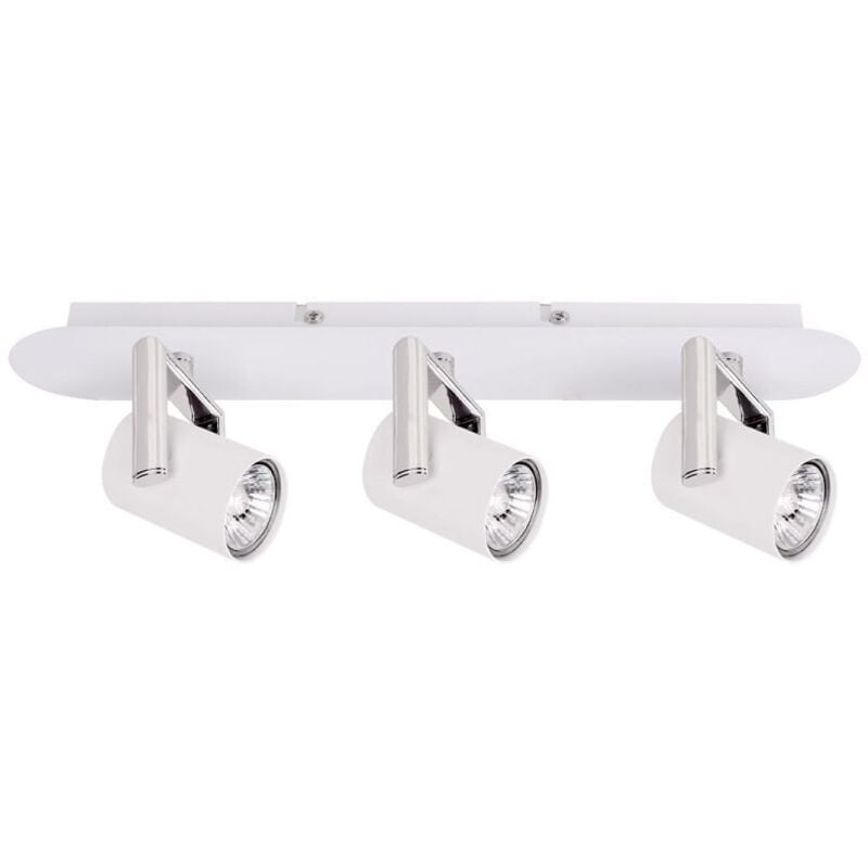 Bland - Moderne Scheinwerfer White 3 Light mit weißer Matt Shade led, GU10 - Italux
