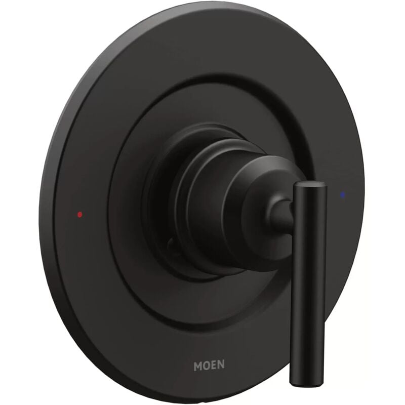 Moen UT2901BL Gibson m-core 3-Serie Einhebel-Duschgarnitur-Set, Ventil erforderlich, Mattschwarz