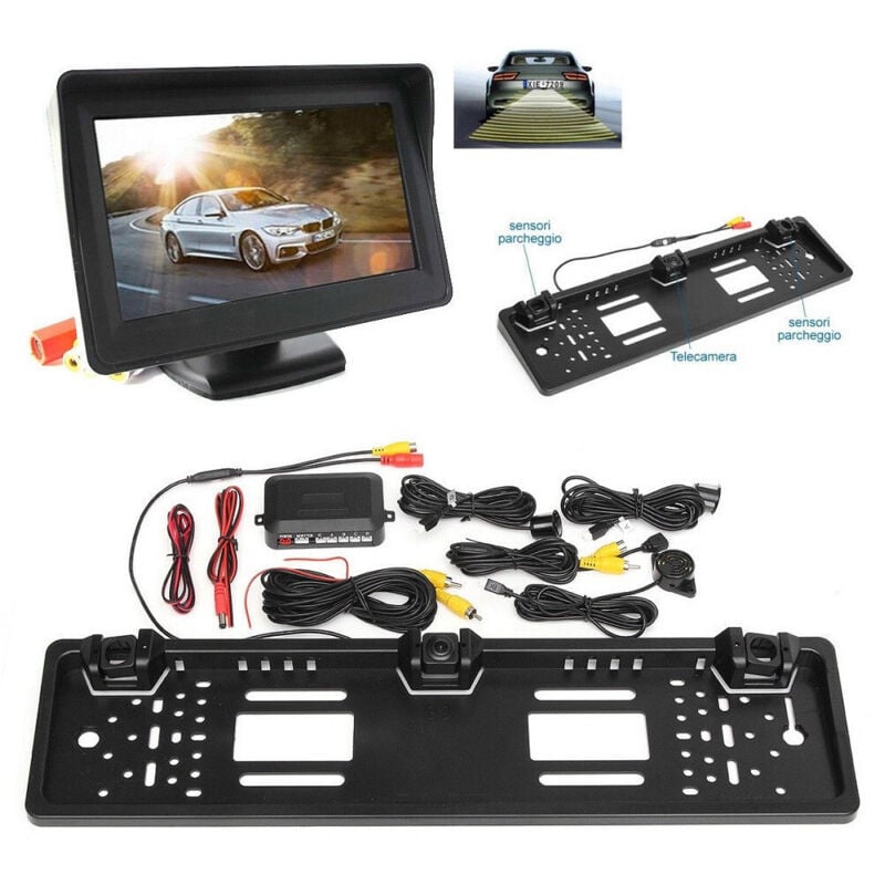 Trade Shop - monitor portatarga mit monitor 4.3' -