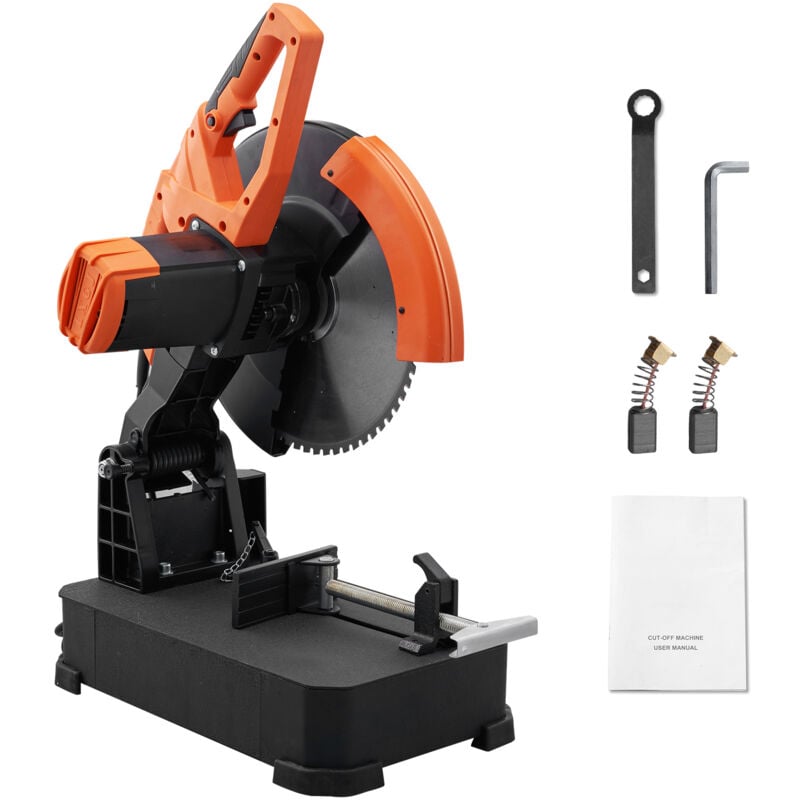 14-Zoll-Gehrungssäge, Gehrungssäge für 45°-Winkel Metall,Verbesserte Sicherheitsfunktionen,Mühelose Winkeleinstellungen - Mophorn