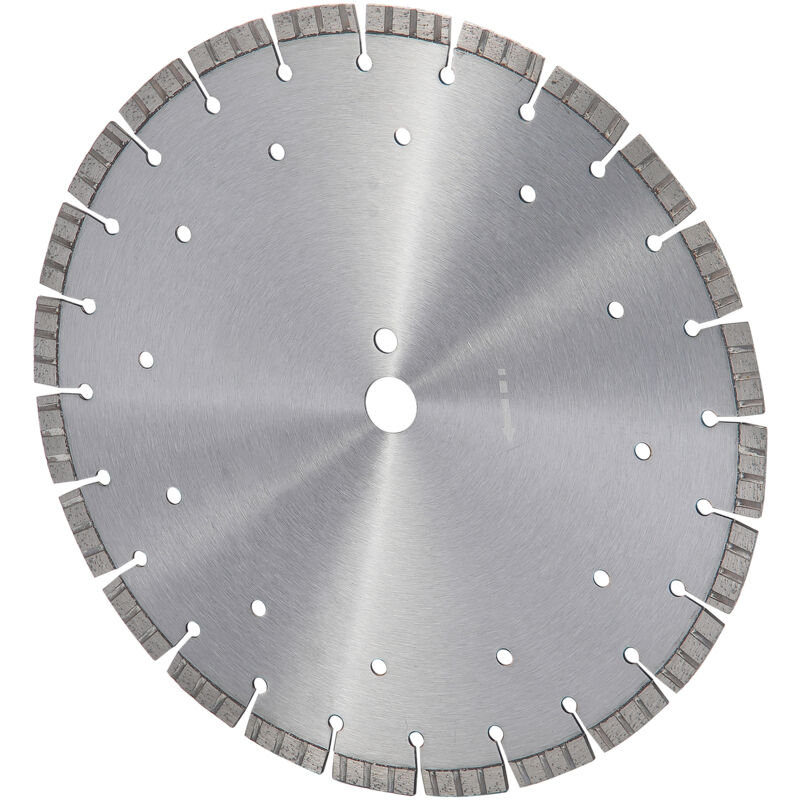 Mophorn - 14 Zoll/350 mm Diamantsägeblatt, Betonsägeblatt Nass/Trocken, 0,47 Zoll/12 mm gewellte Zähne, universelles 1 Zoll/25,4 mm Mittelloch, für