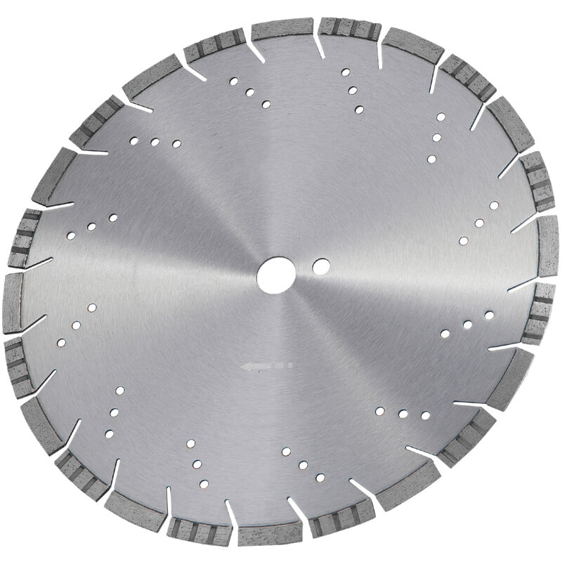 Mophorn - 14 Zoll/350 mm Diamantsägeblatt, Betonsägeblatt Nass/Trocken, 0,47 Zoll/12 mm schräge Zähne, universelles 1 Zoll/25,4 mm Mittelloch, für