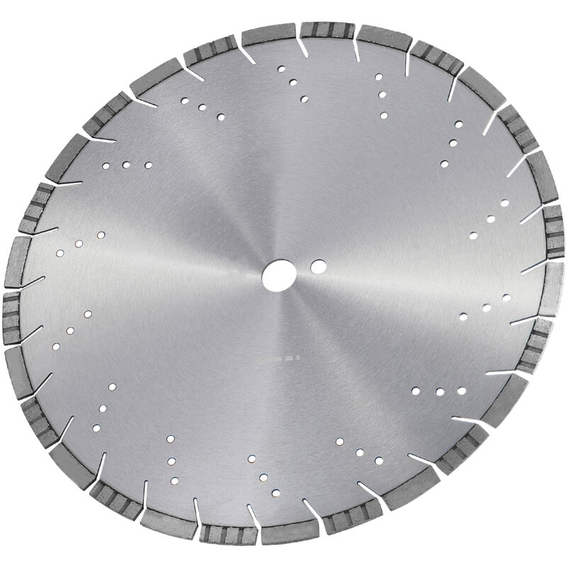 Mophorn - 16 Zoll/400 mm Diamantsägeblatt, Betonsägeblatt Nass/Trocken, 0,47 Zoll/12 mm schräge Zähne, universelles 1 Zoll/25,4 mm Mittelloch, für