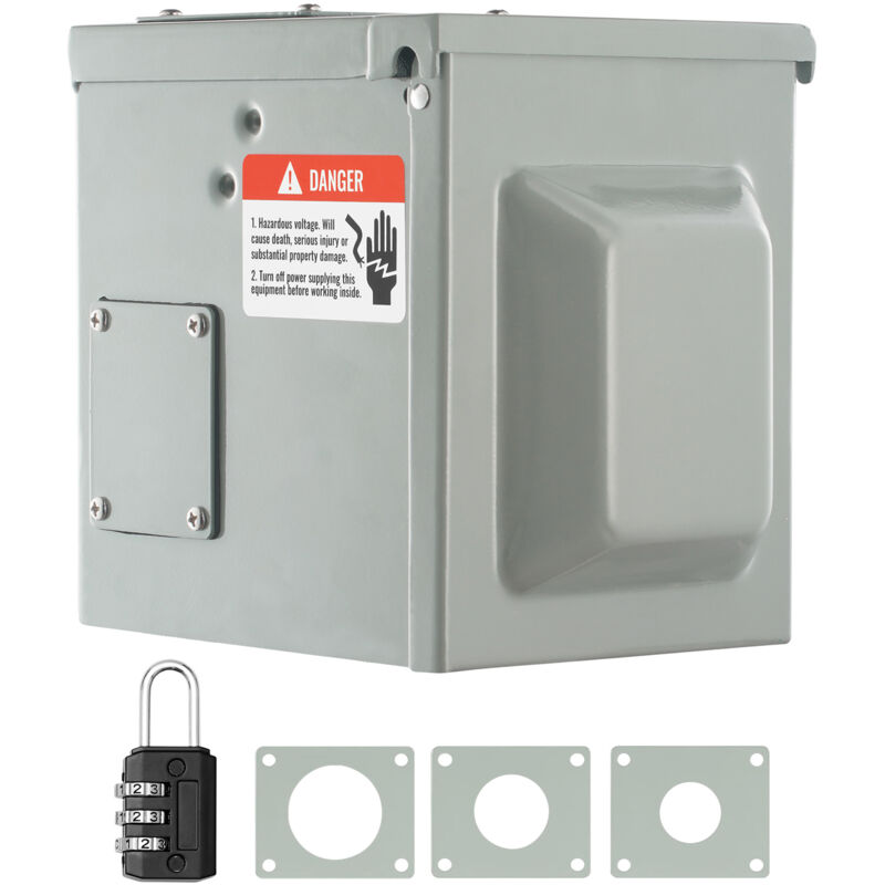 Mophorn - 30 Amp RV-Steckdose, 125/250 v, nema TT-30R, abschließbare wetterfeste Steckdose für Wohnmobil, Camper, Anhänger, Wohnwagen, Elektroauto,