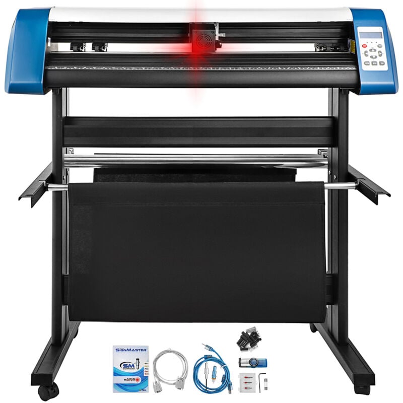34-Zoll-Vinyl-Schneidemaschine, halbautomatischer Plotter mit Sensor und usb, ideal zum Schneiden und Gestalten von Aufklebern - Mophorn