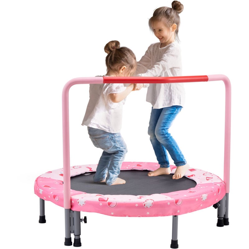 Mophorn 36' Kindertrampolin, 3 Fuß faltbares Mini. Mit Griff. Für drinnen und draußen. Lustiges Geburtstagsgeschenk für Kinder ab 3 Jahren. Jungen