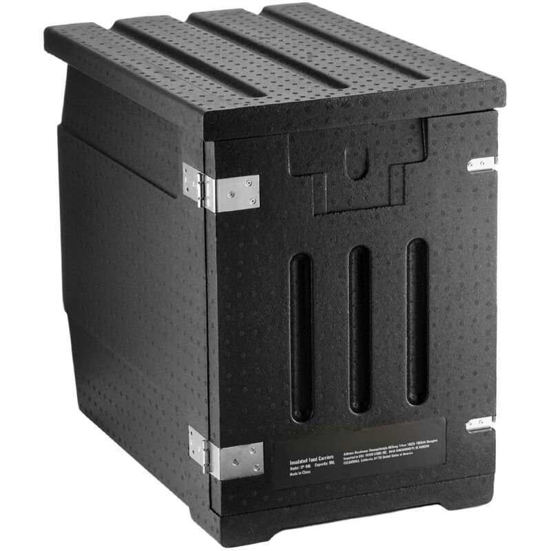 Mophorn - 82 Qt Isolierter Speisenbehälter, LLDPE-Warmhaltebox mit Doppelschnallen, Speisenwärmer von vorne für Gastronomie, Restaurant, Kantine