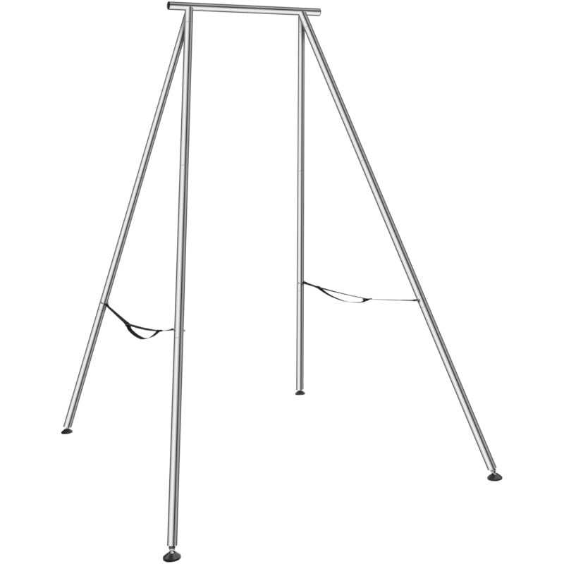 Mophorn - Aerial Yoga Rahmen, 3,9 m hoher Yoga-Schaukelständer, max. 258 kg Tragkraft, Inversions-Yoga-Gestell aus verchromtem Stahl für Aerial Yoga