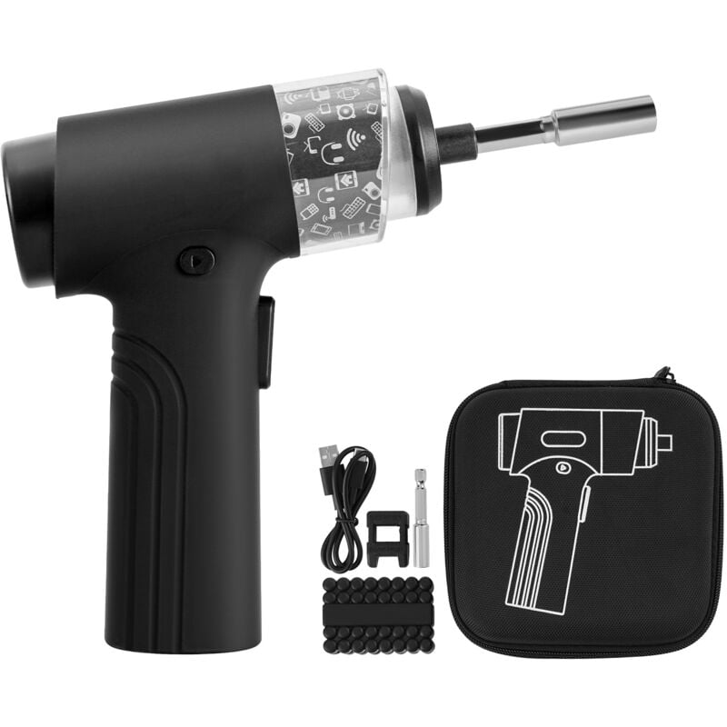 Mophorn Akkuschrauber Set Elektroschrauber 0,5–5 Nm 2500-mAh-Akku, Set mit 32 Bits, Digitalanzeige, LED-Licht und Typ-C-Ladefunktion, geeignet für