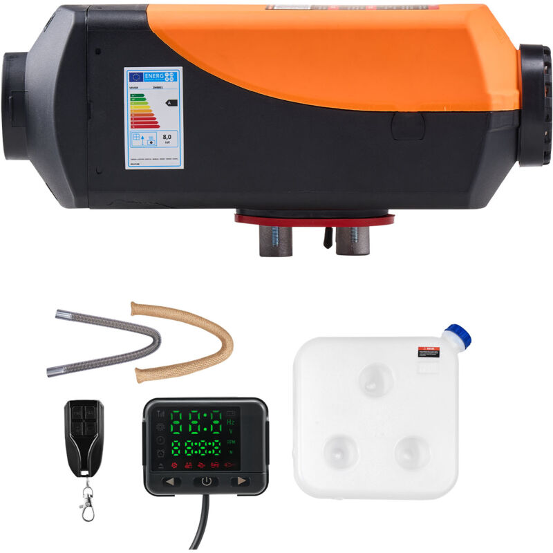 Mophorn Diesel-Luftheizung Standheizung 8 kW DC 12-24 V, effiziente Heizung mit Fernbedienung, digitaler Farbanzeige & 10-Liter-Kraftstofftank,