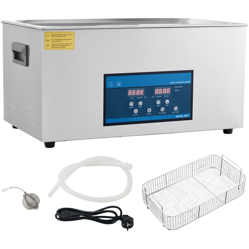Dual Frequency 22L Ultraschallreiniger mit Heizung für Schmuck Brillen, Vielseitige Reinigung für Gegenstände aller Größen und Formen - Mophorn
