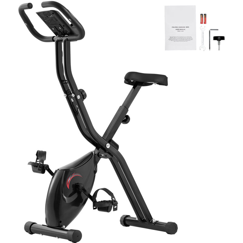 Mophorn Heimtrainer, zusammenklappbar, einstellbarer Widerstand, LCD-Monitor, Heim-Fitnessstudio