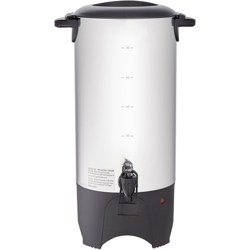 Kommerzielle Kaffeekanne, 50 Tassen, Edelstahl, großer Kaffeespender, 1000 w, 220 v, elektrische Kaffeemaschine für schnelles Aufbrühen,