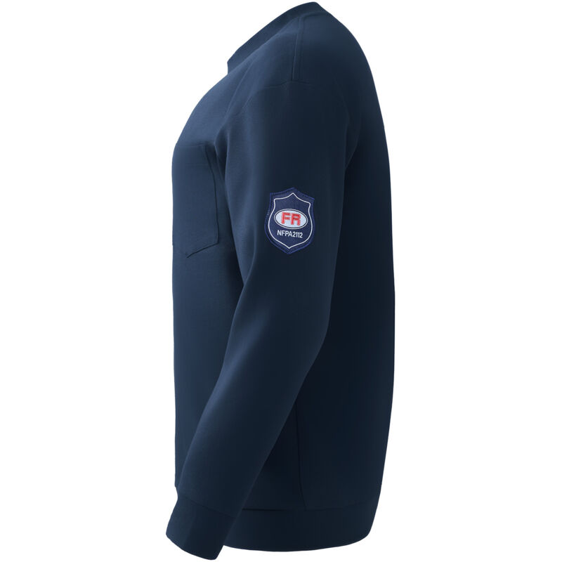 Mophorn Langarmshirt, flammhemmend, aus leichter 7 oz atmungsaktiver Baumwolle, Arbeitskleidung für Herren mit Vorschrumpfbehandlung und Tasche,