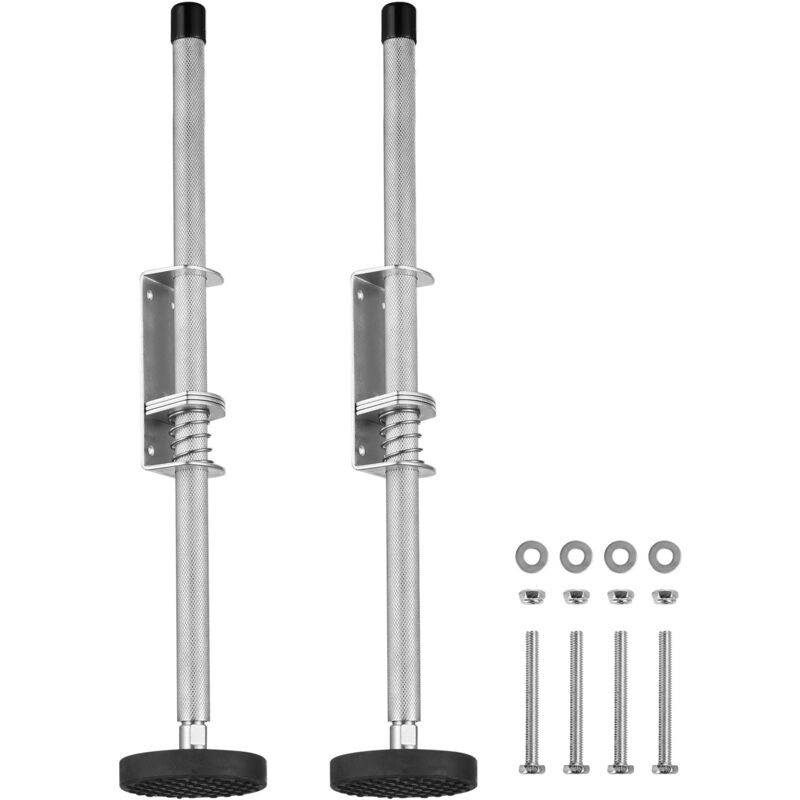 Leiter-Nivellierer, 23,4-Zoll-Stahl-Leiter-Nivelliergerät mit 550 Pfund Last, Neigungstrichter, Treppenleiter-Stabilisator mit Aufbewahrung, einfach