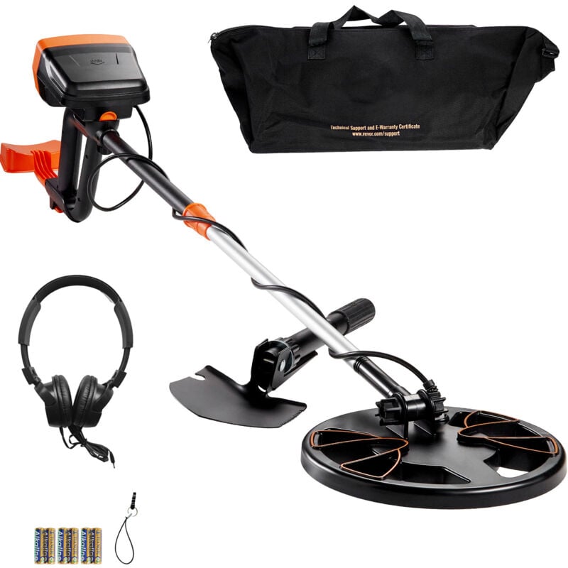 Mophorn - Metalldetektor für Erwachsene und Kinder, 8-Zoll-wasserdichte Suchspule, einstellbarer 38–49-Zoll-Golddetektor mit hochpräziser