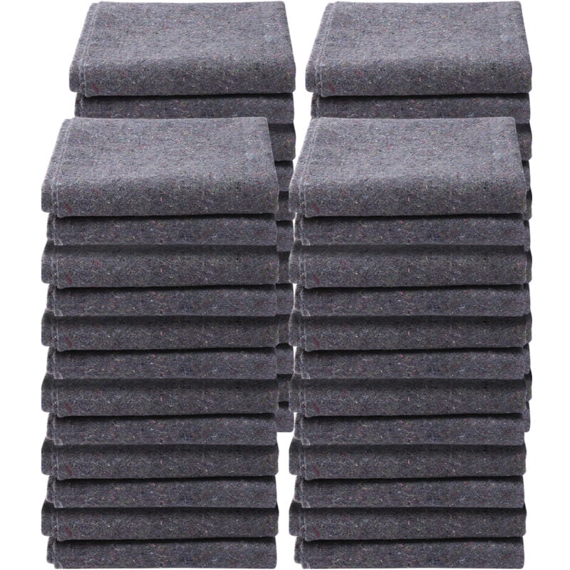 Moving Blankets 72' x 54' 21 lbs/dz Gewicht 24 Packs Professional Recycled Cotton Packing Blanket Large Heavy Duty Versand Mover Pads Perfekt für den