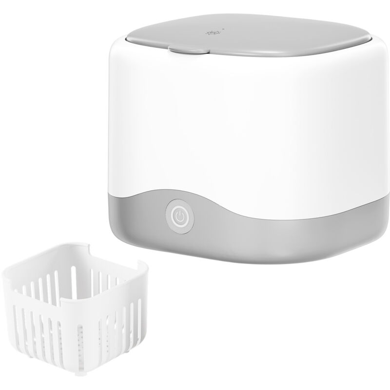 Mophorn - Ultraschallreiniger, 200 ml Retainer-Reiniger mit UV-Licht, 30 w Reinigungsgerät für Zähne, Zahnspangen, Mundschutz, Schmuck, Zahnbürste,