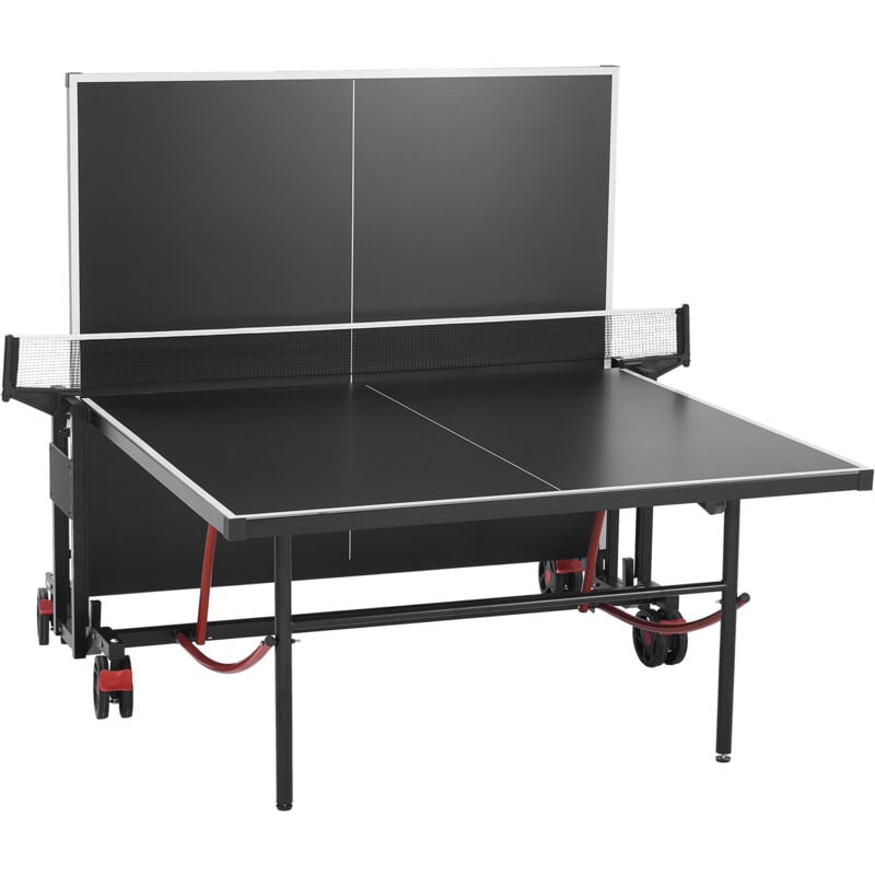 Mophorn Tischtennisplatte, 9 Fuß professioneller Ping-Pong-Tisch, Allwetter-Aluminium für drinnen und draußen, tragbar und zusammenklappbar mit