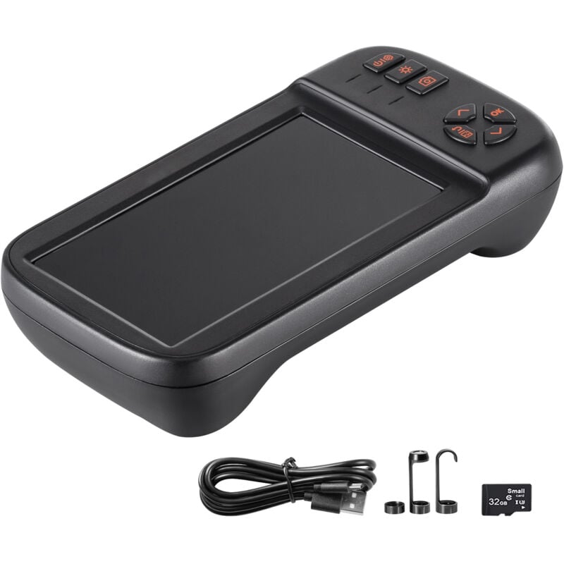 Triple Lens Endoskop Kamera 4,5' ips Bildschirm Endoskop Inspektion Kamera 1080P Wasserdicht Endoskop - Mophorn