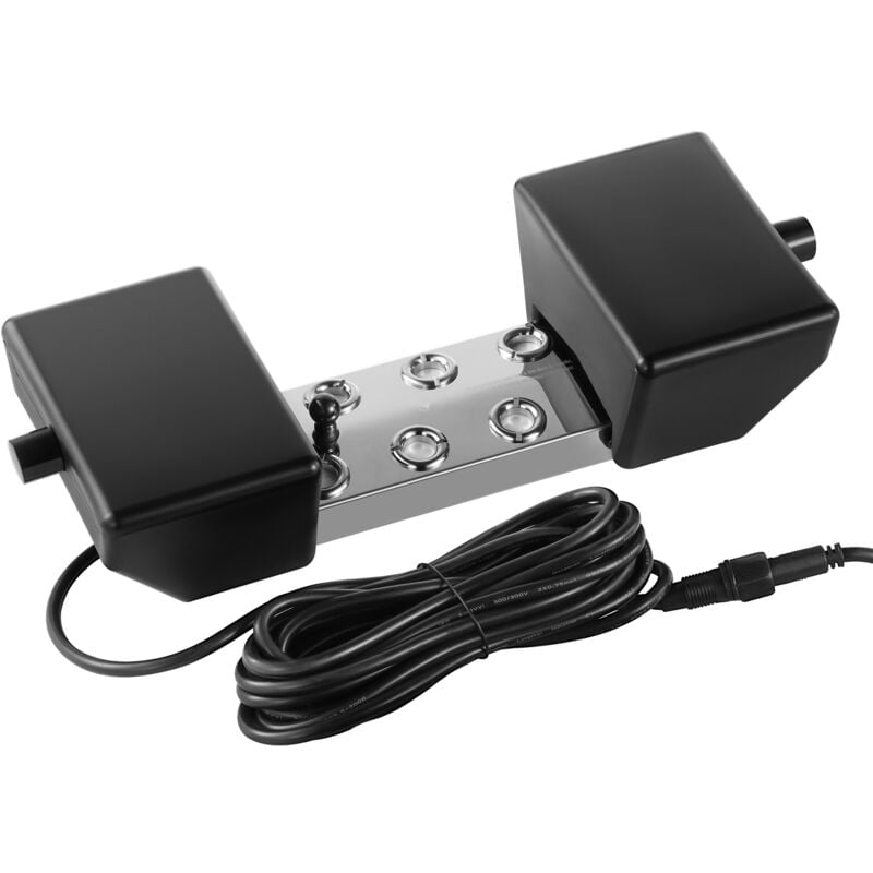 Ultraschall-Nebelmaschine, 6 Köpfe, 4500 ml/h, 165 w, IP67, wasserdichtes Netzteil - Mophorn