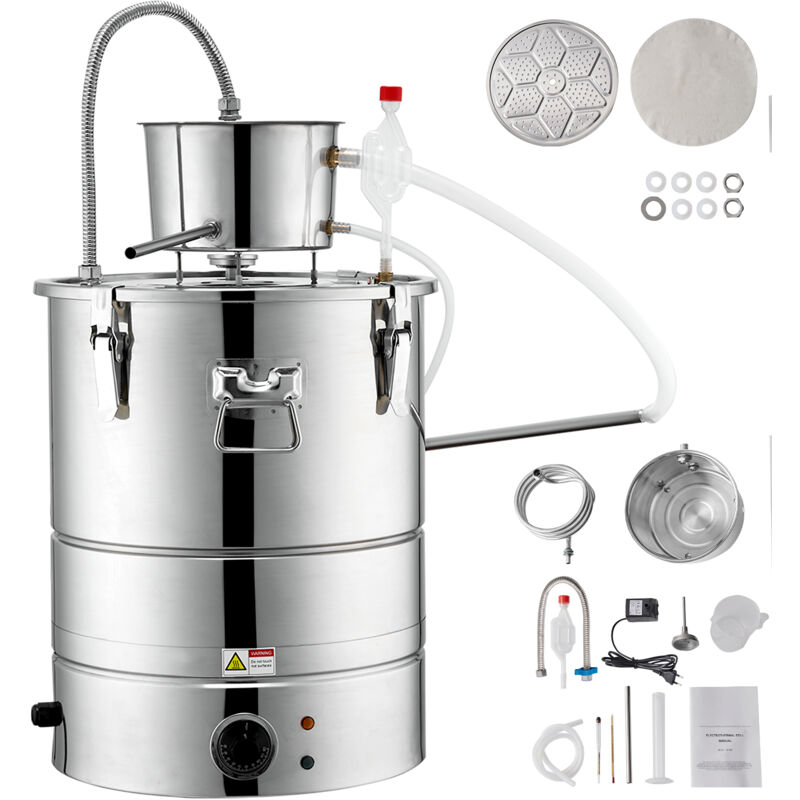 Morphron 13-Gallon Alkohol-Destillierapparat mit Thumper-Keg und Wasserpumpe - Premiumqualität, effiziente Destillation für zu Hause und
