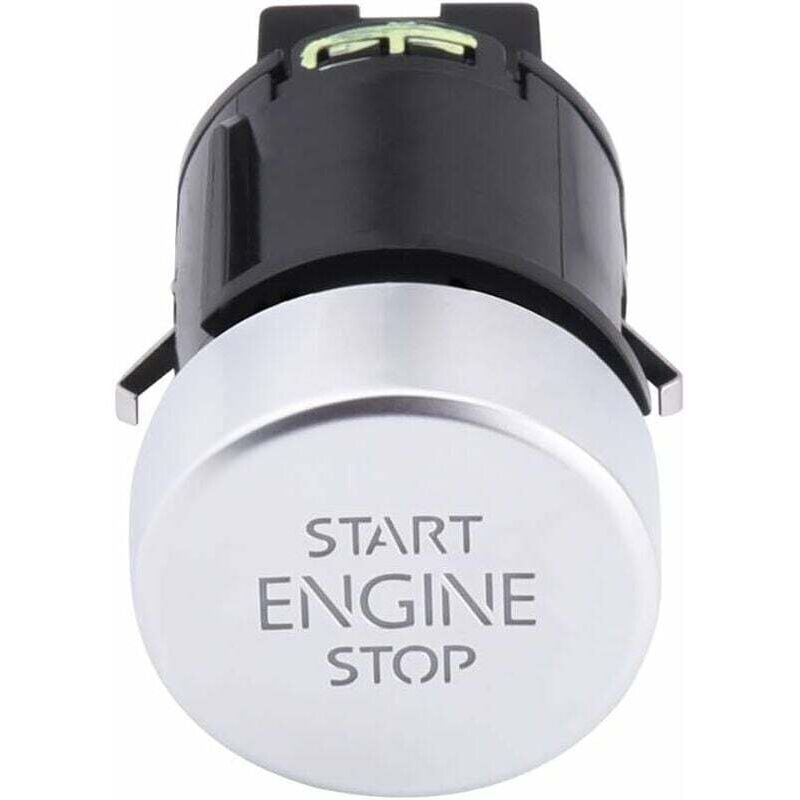 Motor-Start-Stopp-Taste, Motor-Start-Stopp-Druckknopfschalter Auto-Schlüsselloser Zugangsschalter Kompatibel mit 2008-2016 Sharan 5N0959839 5N0 959