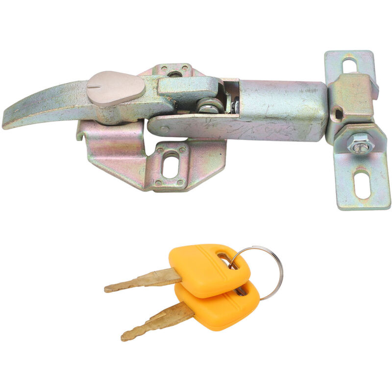 Motorabdeckungsschloss aus Edelstahl mit Schlüssel für Bagger, Zubehör für Bagger ZAX120, ZAX130, ZAX200 und ZAX210