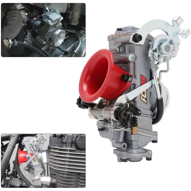 Carburateur Moto 41mm,Carburateur FCR 41 mm pour moto 250cc 300cc 350cc ATV Dirt Bike