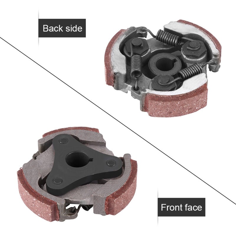 Motorrad-Kupplungsbelag mit 3 Federn für 2-Takt 47cc 49cc Mini Pocket Dirt Bike ATV Scooter